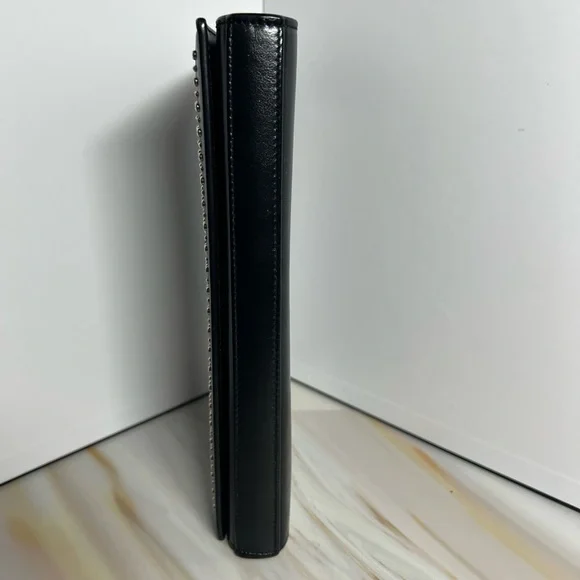 YSL Black Studded Clutch - Picture 5 of 10